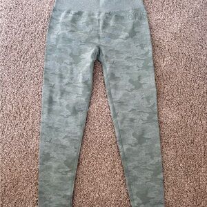 Gymshark Green Camouflage Leggings